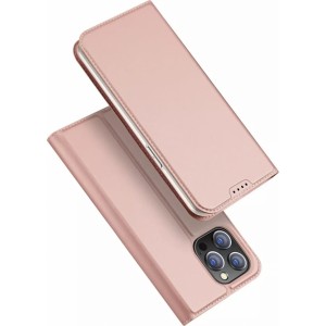 Dux Ducis Skin Pro iPhone 15 Pro case with flap and wallet - pink