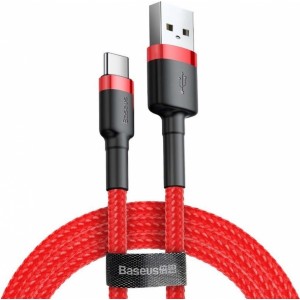 Baseus Kabel 2m Baseus Cafule USB do USB-C Type C 2A Czerwony
