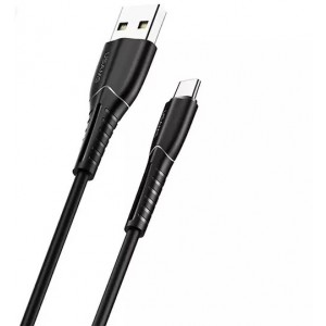 4Kom.pl USAMS Cable U35 microUSB 2A Fast Charge 1m black