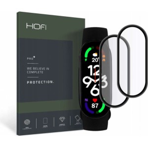 Hofi Hybrid Pro 2-pack hybrid glass for Xiaomi Mi Smart Band 7 Black