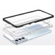 Samsung Clear 3in1 case for Samsung Galaxy S23 Plus silicone cover with frame black