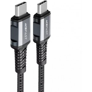 Acefast cable USB Type C - USB Type C 1.2m, 60W (20V/3A) gray (C1-03 deep space gray)