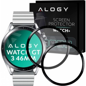 Alogy 2x Alogy 3D Flexible Glass for Huawei Watch GT 3 46mm Black