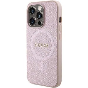 Guess PU Saffiano MagSafe Case Защитный Чехол для Apple iPhone 15 Pro Max