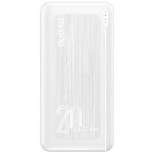 Dudao power bank 20000 mAh Power Delivery 20 W Quick Charge 3.0 2x USB / USB Type C white (K12PQ white)