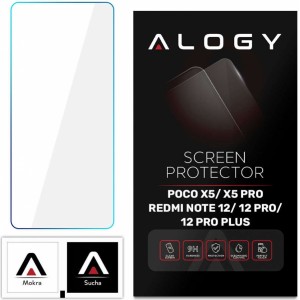 Alogy 9H Tempered Glass Alogy Screen Protector PRO for Xiaomi Poco X5/ Pro/ Redmi Note 12/ Pro/ Pro Plus 5G