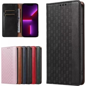 4Kom.pl Magnet Strap Case case for iPhone 13 Pro wallet case mini lanyard pendant black