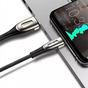 Joyroom Sharp Series Fast Charging Cable USB-A - Lightning 3A 1.2m Black (S-M411)