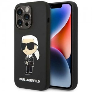 Karl Lagerfeld Case KLHMP14LSNIKBCK for iPhone 14 Pro 6.1