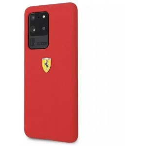 Ferrari Hardcase for Samsung Galaxy S20 Ultra red/red Silicone phone case