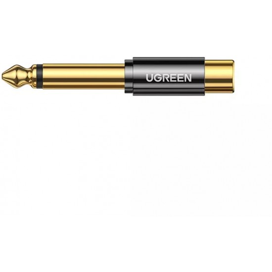 Ugreen adapter 6.35 mm jack (male) to RCA (female) gold (AV169 80731)