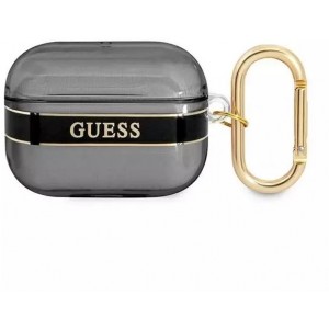 Guess GUAPHHTSK AirPods Pro cover czarny/black Strap Collection