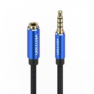 Vention TRRS 3.5mm Male to 3.5mm Female Audio Extender 1.5m Vention BHCLG Blue