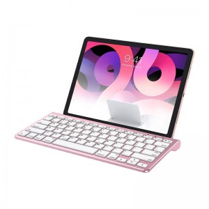 Omoton Wireless iPad keyboard Omoton KB088 with tablet holder (rose golden)