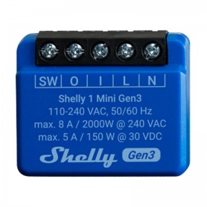 Shelly Controller Shelly 1 Mini Gen3