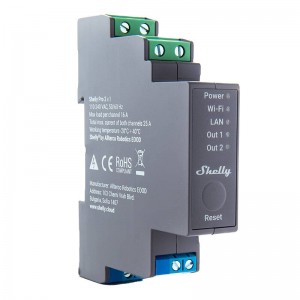 Shelly Dual-channel smart relay Shelly Pro 2