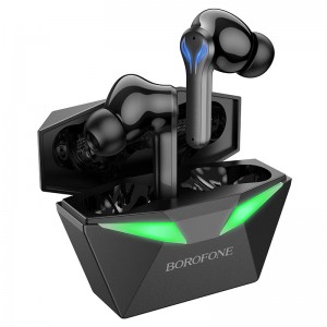 Borofone BW24 TWS 5.3 BT Gaming Low Latency Беспроводные наушники с Touch функцией / 4h автономной раб. Black
