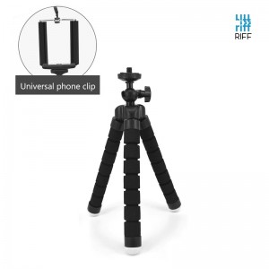 Riff TRIP Универсальный Штатив - держатель для мобильных телефонов / камер (макс. 18 см) Черный
