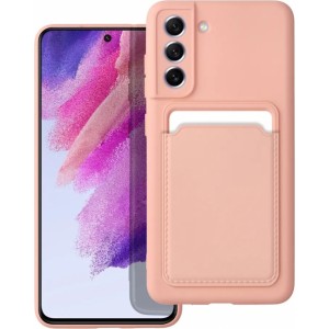 Riff Card sērijas silikona maks priekš Samsung Galaxy A52 5G / A52 4G Pink