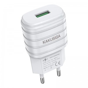 Ikaku KSC-726 MINGTONG Smart 2.4A адаптер - зарядка с одним портом USB White