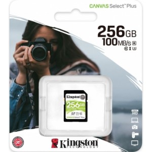 Kingston 256GB Canvas Select Plus SDXC Atmiņas karte