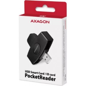 Axagon CRE-SM5 Miniature USB kontaktu ID karšu lasītājs