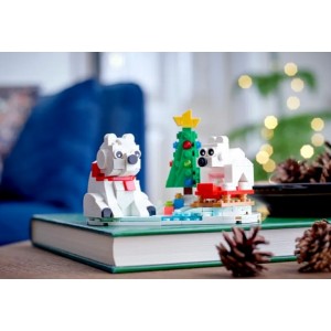 Lego 40571 Wintertime Polar Bears Konstruktors