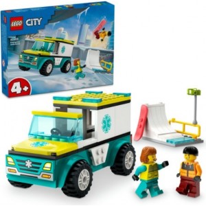 Lego 60403 Ambulance en Snowboarder Konstruktors