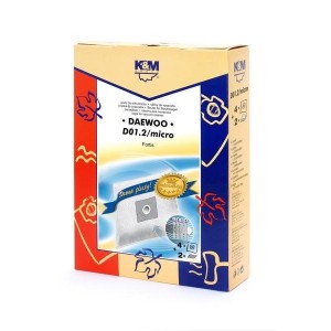 K&M oдноразовые мешки для пылесосов DAEWOO (4шт)