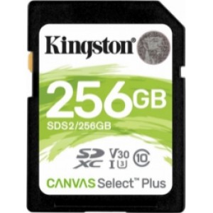 Kingston 256GB Canvas Select Plus SDXC Карта памяти