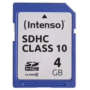 Intenso Class 10 SDHC Atmiņas Karte 4GB