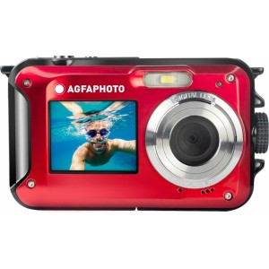 Agfaphoto AGFA WP8000 Red + 2nd Battery + Floatable Strap