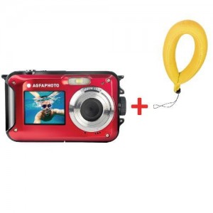 Agfaphoto AGFA WP8000 Red + 2nd Battery + Floatable Strap