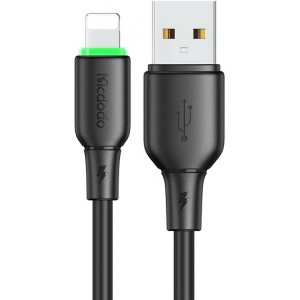 Mcdodo USB to Lightning Cable Mcdodo CA-4741 with LED light 1.2m (black)