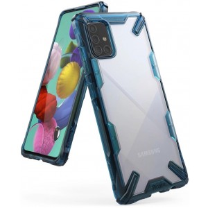 Ringke Fusion X durable PC Case with TPU Bumper for Samsung Galaxy M31s blue (FUSG0064) (universal)