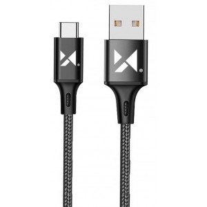 Wozinsky cable USB - USB Type C 2,4A 2m black(WUC-C2B) (universal)