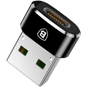 Baseus adapter from USB Type-C to USB black (CAAOTG-01) (universal)