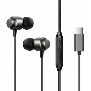 Joyroom JR-EC06 USB-C in-ear headphones - gray (universal)