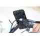 Hurtel Swivel silicone bike holder with replaceable head - black (universal)