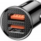 Baseus Circular smart car charger 2x USB QC3.0 Quick Charge 3.0 SCP AFC 30W black (CCALL-YD01) (universal)