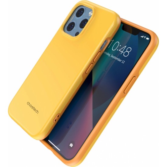 Choetech MFM Anti-drop case Made For MagSafe for iPhone 13 Pro orange (PC0113-MFM-YE) (universal)