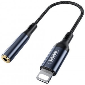 Remax Sury Series adapter Lightning - mini jack 3.5mm 0.13m graphite (RL-LA13i) (universal)