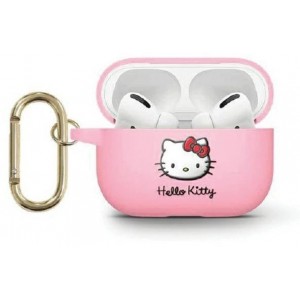 Hello Kitty Silicone 3D Kitty Head case for AirPods 3 - pink (universal)