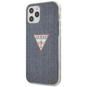 Guess GUHCP12MPCUJULDB iPhone 12/12 Pro 6.1" navy/dark blue hardcase Jeans Collection (universal)