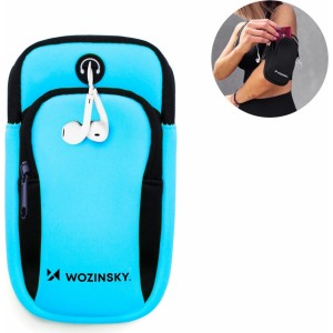 Wozinsky running phone armband blue (WABBL1) (universal)