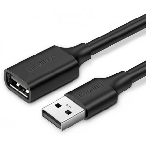 Ugreen cable adapter USB (female) - USB (male) 2m black (10316) (universal)