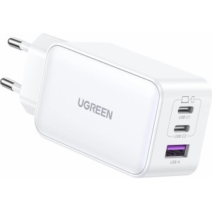 Ugreen CD244 65W USB-A / 2x USB-C GaN fast charger - white (universal)