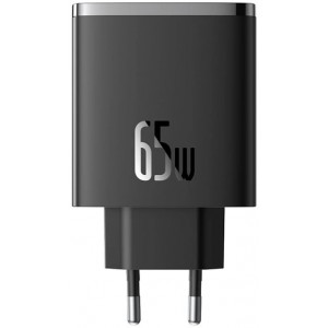 Baseus Cube Pro 65W GaN charger 2x USB-C USB-A - black (universal)