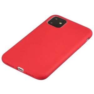 Hurtel Silicone Case Soft Flexible Rubber Cover for iPhone 11 Pro red (universal)