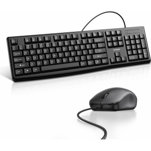 Ugreen MK003 wired keyboard and mouse set - black (universal)